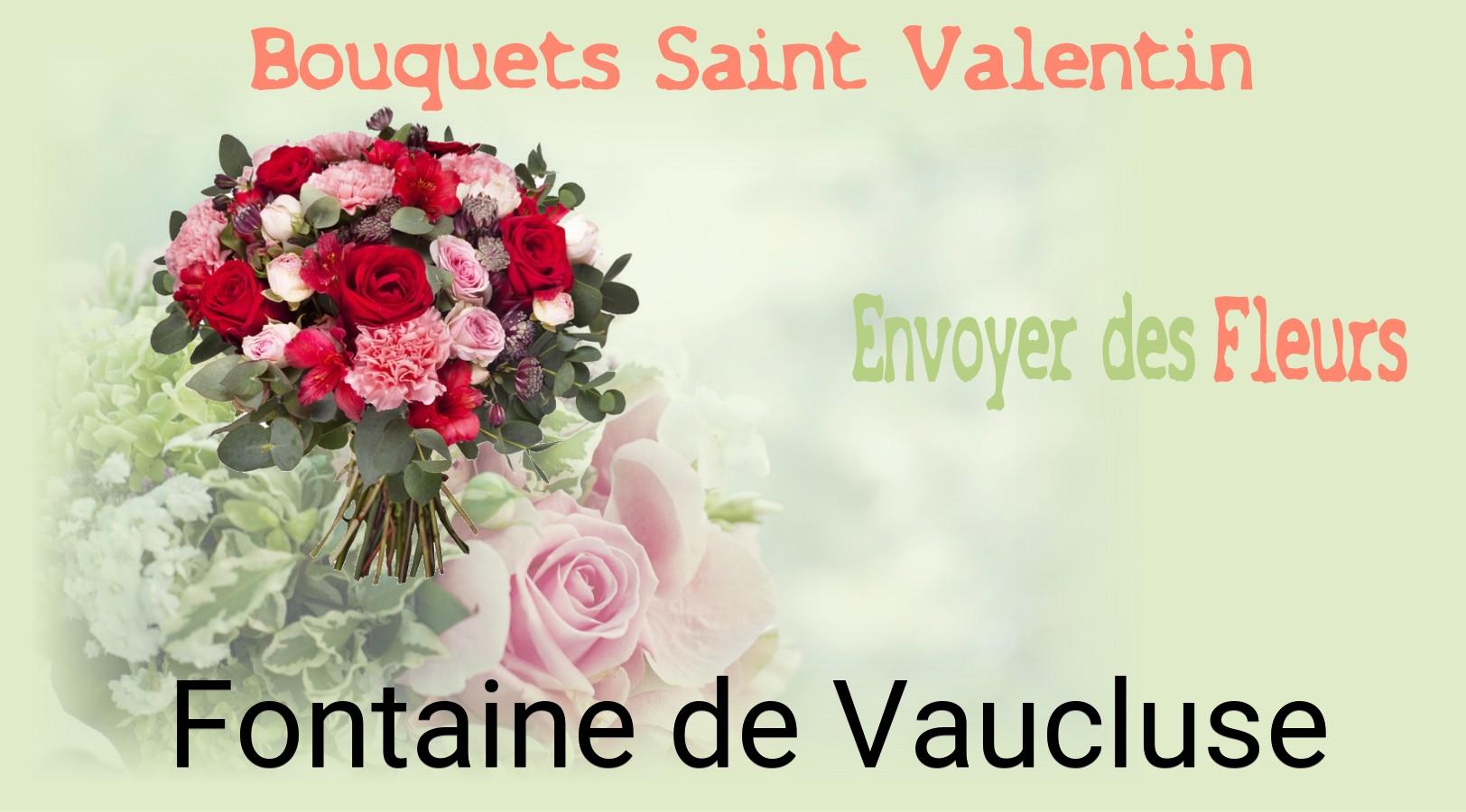 Roses de Saint-Valentin livrées à Fontaine-de-Vaucluse